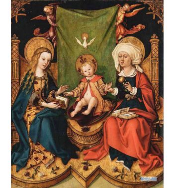 The Virgin And Child With Saint Anne