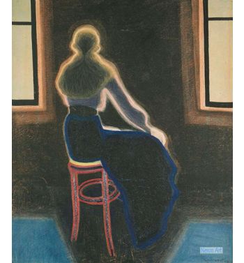 Young Woman On A Stool 1909