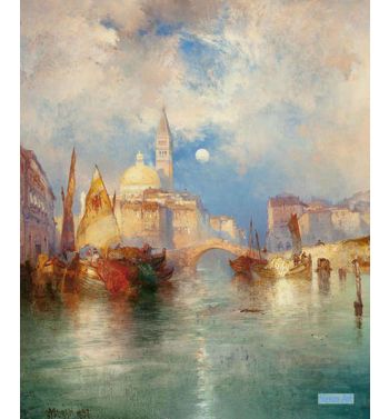 Moonrise, Chioggia, Venice 1897