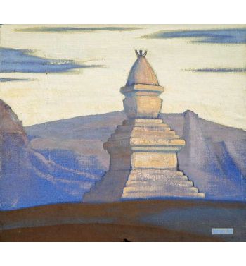 Stupa Near Sharugen 1928