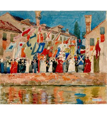 Procession, Venice, 1899