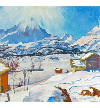Winter Landscape At Maloja, 1932