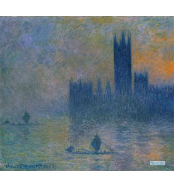 The Houses Of Parliament Effect Of Fog