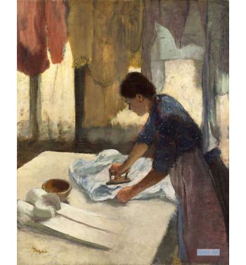 Woman Ironing Clothes