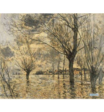 Flood Of The Seine At Vetheuil 1881