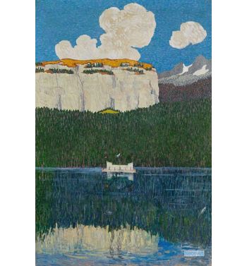 Panorama Of Flims Triptych, Right Panel, 1904