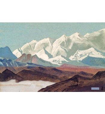 Himalayas Chain Of Kanchenjunga 1936