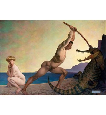 Perseus Killing The Dragon
