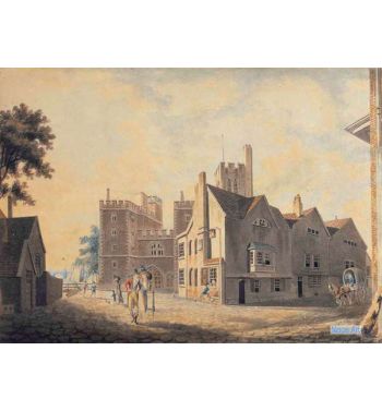 A View Of The Archbishop's Palace Lambeth