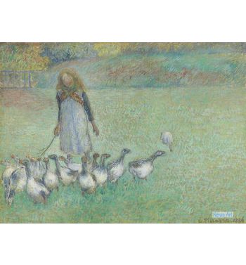 Young Shepherdess Of Geese