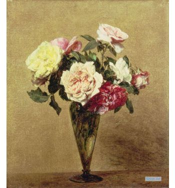 Roses In A Vase, 1892