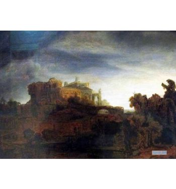 Imaginary Landscape With Castle