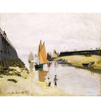 Entrance To The Port Of Trouville 1870