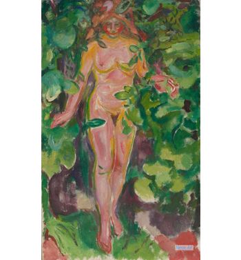 Female Nude In The Woods, 1919