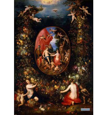 Cybele And Seasons In A Fruit Feston Before 1618