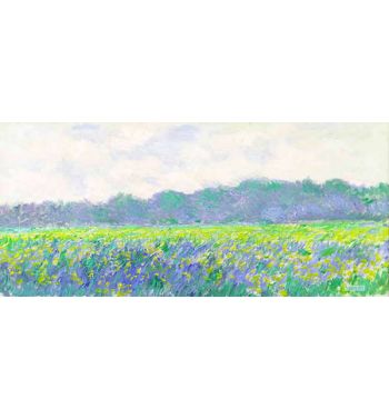 Field Of Yellow Irises At Giverny 1887