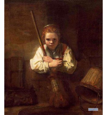 Girl With A Broom