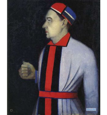 Portrait Of Nikolai Punin, 1933