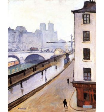 The Pont Saint Michel And Notre Dame, 1905