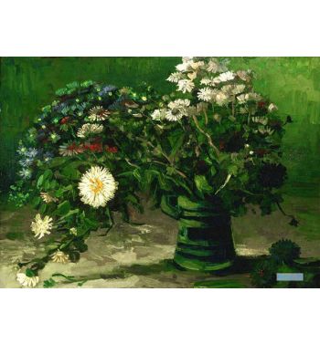 Vase With Daisies