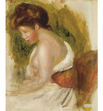 Young Woman With Naked Brest