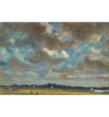 Extensive Landscape With Grey Clouds