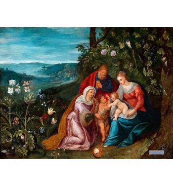 The Holy Family With St Elizabeth