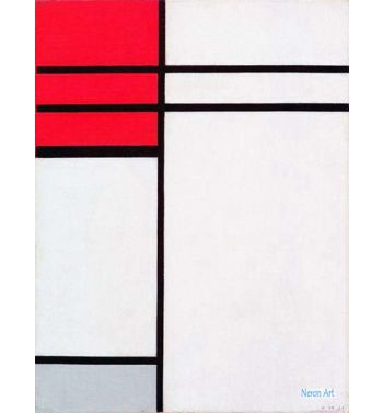 Composition, A In Red And White, 1936