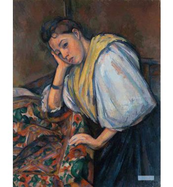 Young Italian Woman At A Table