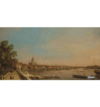 The City From Near The Terrace Of Somerset House