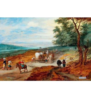 Landscape With Travelers