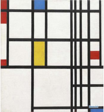 Composition In Red, Blue, And Yellow 1937 42