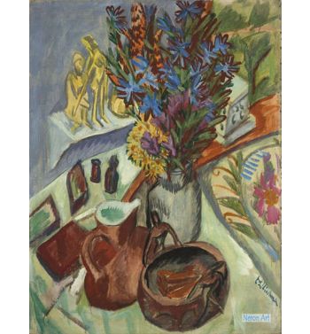 Still Life With Jug And African Bowl, 1912