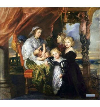 Deborah Kip Wife Of Sir Balthasar Gerbier And Her Children