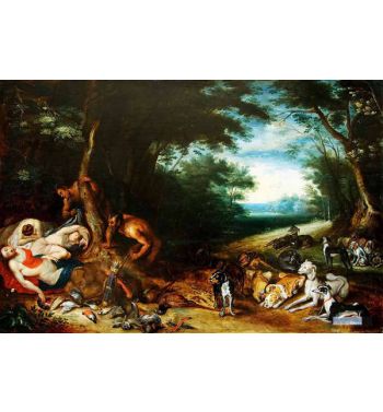 Sleeping Nymphs And Satyrs