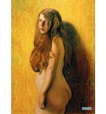 Nude On A Yellow Background