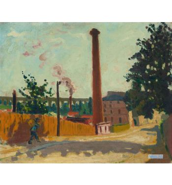 Arceuil, The Factory And The Aqueduct