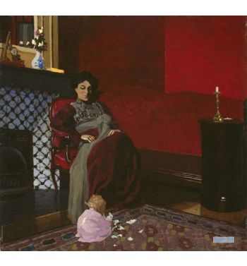 Madame Vallotton And Her Niece, Germaine Aghion, 1899