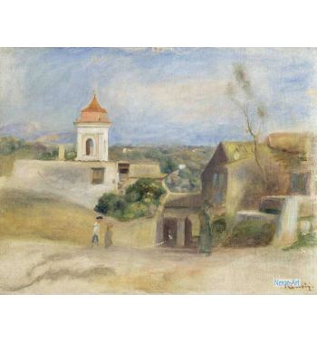Landscape And Chapel - Landscape In Cagnes