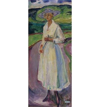 Woman In A White Dress, 1917