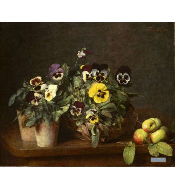 Still Life With Pansies, 1874