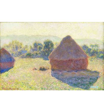 Haystacks In The Sunlight Midday 1890