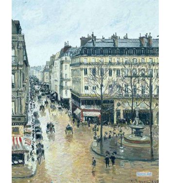 Rue Saint-Honore Afternoon Rain Effect