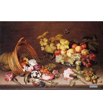 Flower Basket And Fruit Peel
