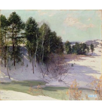 Thawing Brook, Winter Shadows 1911