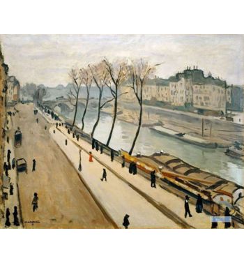 The Seine Seen From The Quai Des Grands Augustins