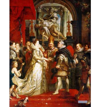 Maria De Medici Queen France Scene Wedding Henry IV