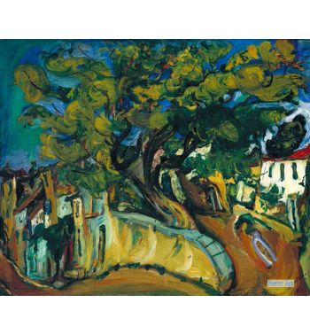 Cagnes Landscape With Tree