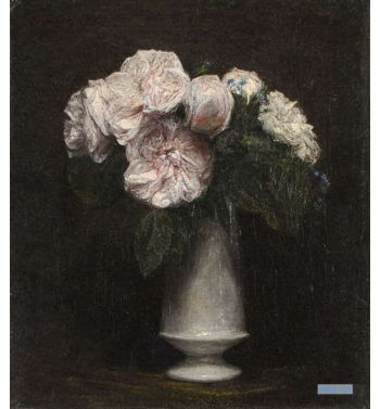 Roses In A Vase, 1871
