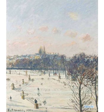 The Tuileries Garden Snow Effect